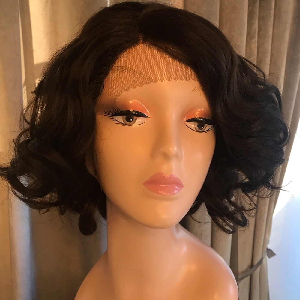 Lace front wig